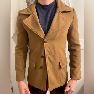 Men’s Brown Classy Dress Coat